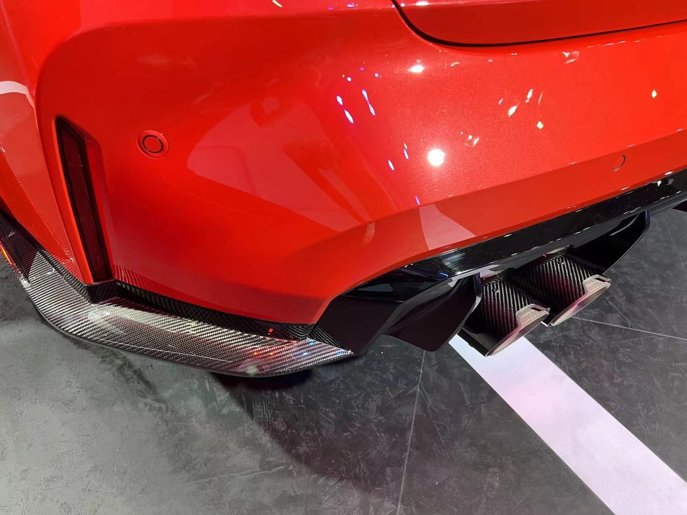 Avgasändar Krom Kolfiber – BMW M4 (G82)
