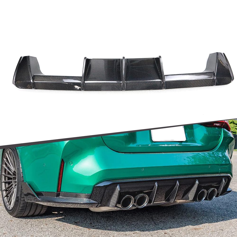 Diffuser Euro-Style Kolfiber – BMW M3/M4 (G8x)