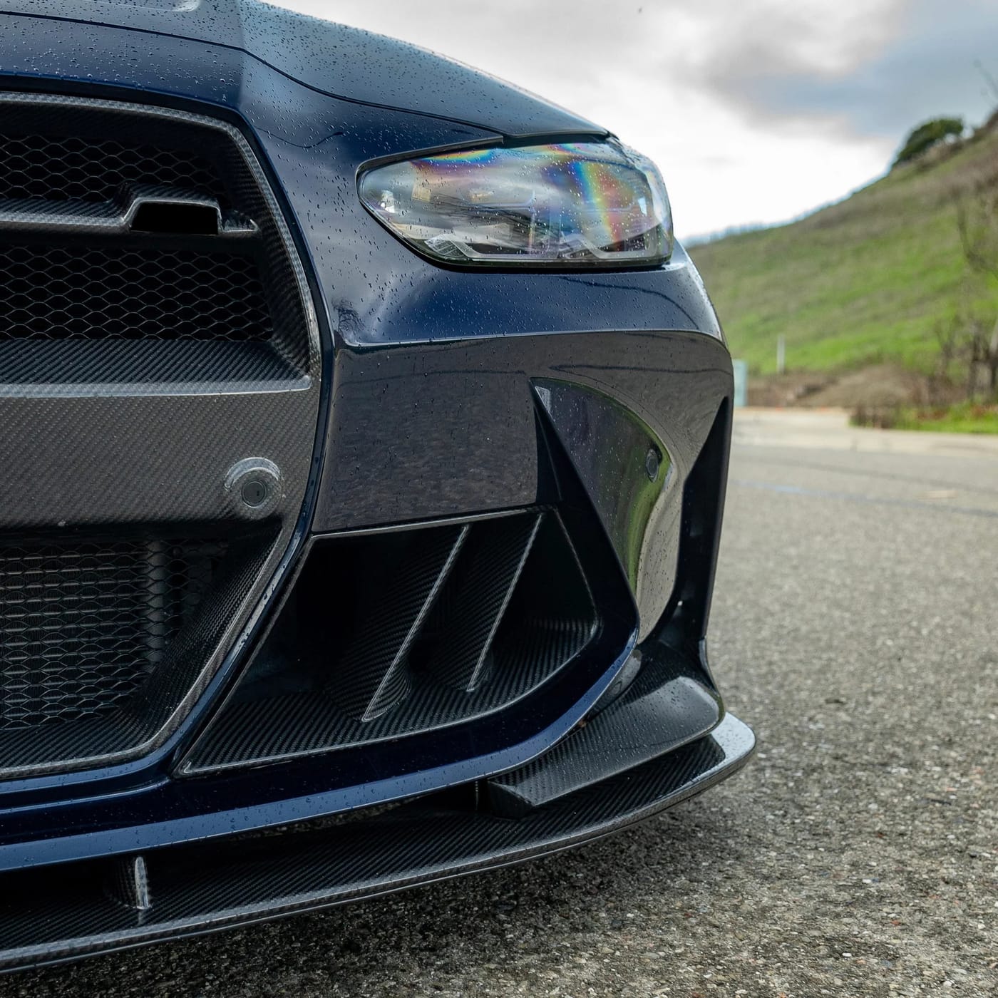 Främre luftintagstrim Sport Torrkolfiber – BMW M3/M4 (G8x)