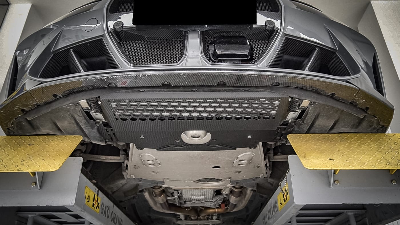 Främre undergolvsdiffuser Torrkolfiber – BMW M3/M4 (G8x)