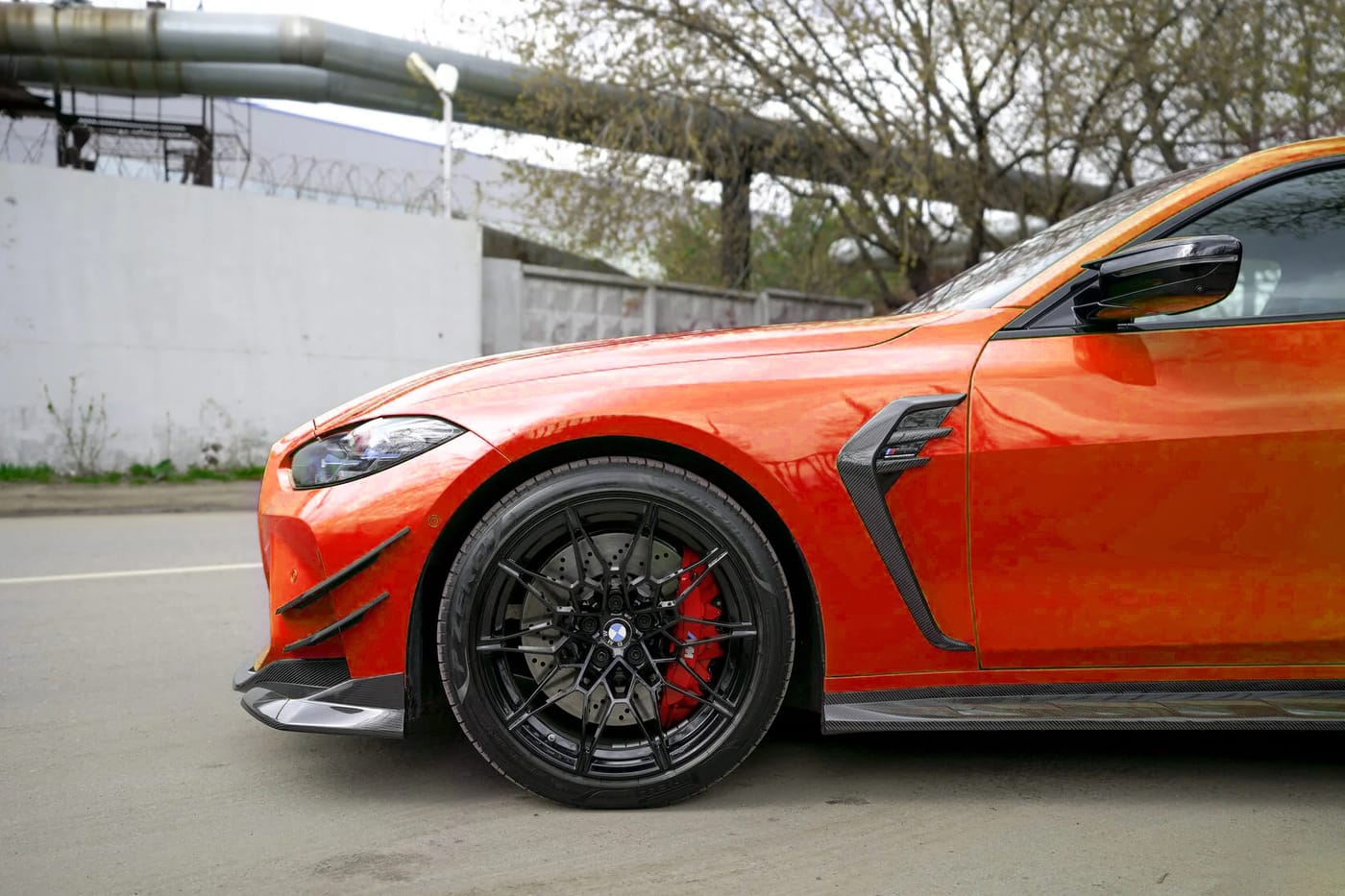 Framskärmstrim GT Torrkolfiber – BMW M4 (G82)