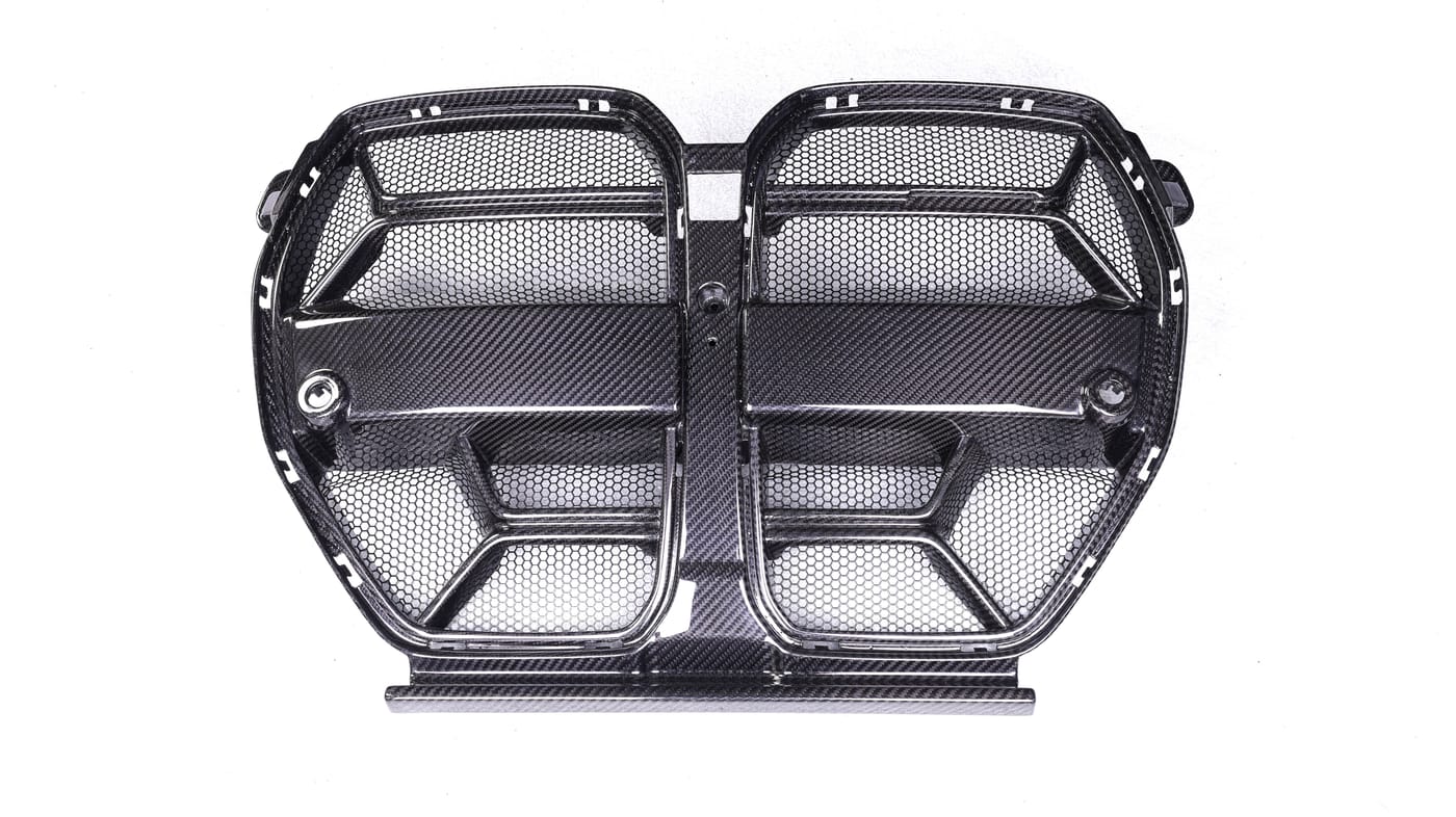 Grilltrim med nät CSL Torrkolfiber – BMW M3/M4 (G8x)